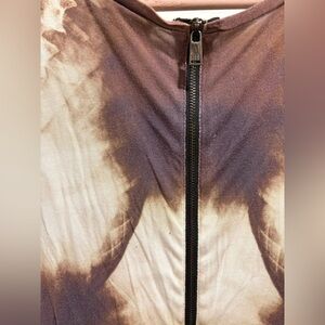 Haute Hippie Brown and Cream Sleeveless Dress ✌🏻EUC